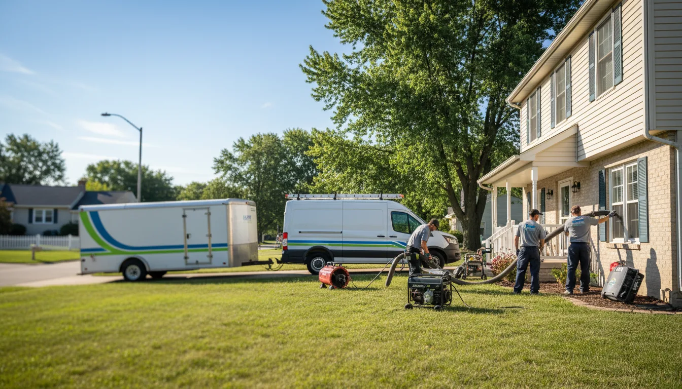 Flooded Basement Restoration And Cleanup With Repair in Frankfort, IL near me